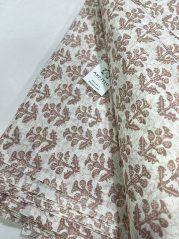 Printed pure cotton fabric