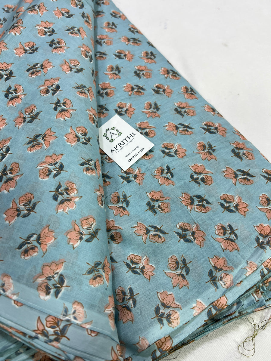 Printed pure cotton fabric