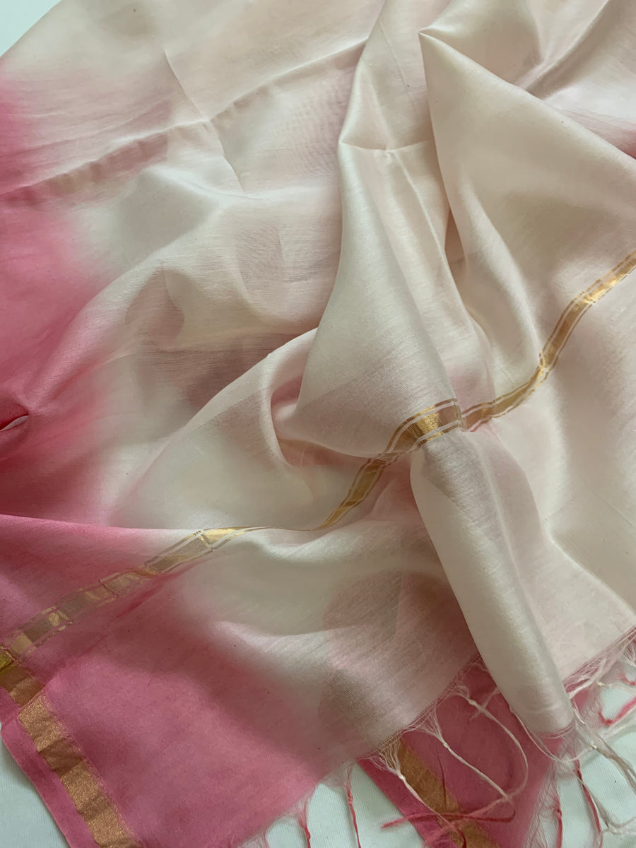 Chanderi shaded dupatta