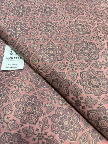 Banarasi brocade fabric without zari