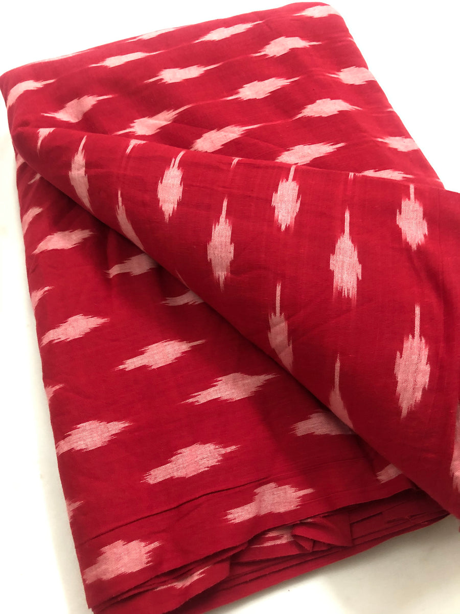 Ikat cotton fabric