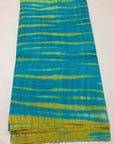 Shibori tie and dye pure raw silk kurta