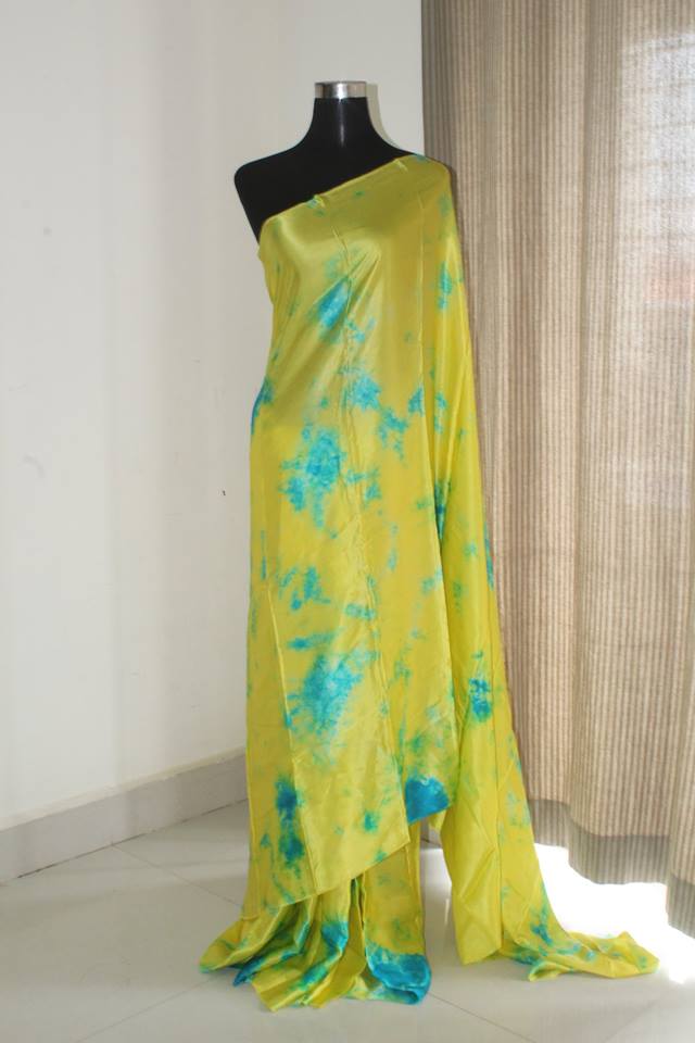 Buy Shibori tie and dye sarees online