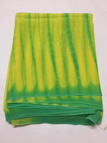 Georgette tie and dye fabric