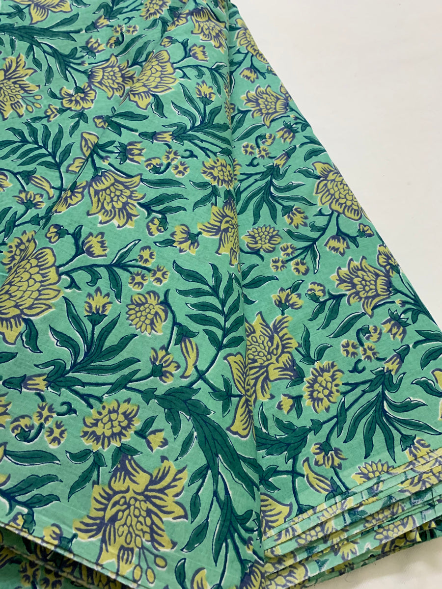 Printed pure cotton fabric