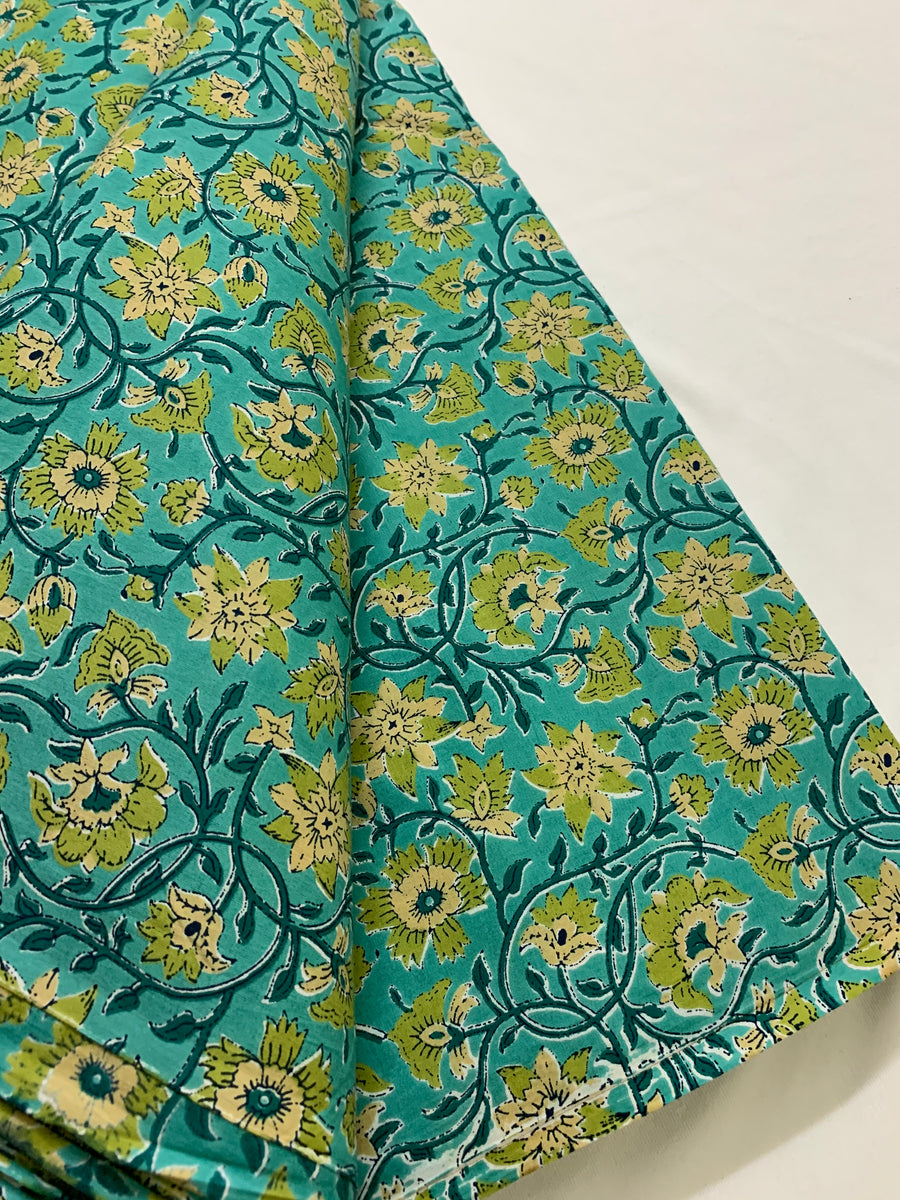 Printed pure cotton fabric