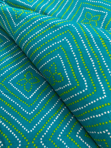 Printed cotton fabric