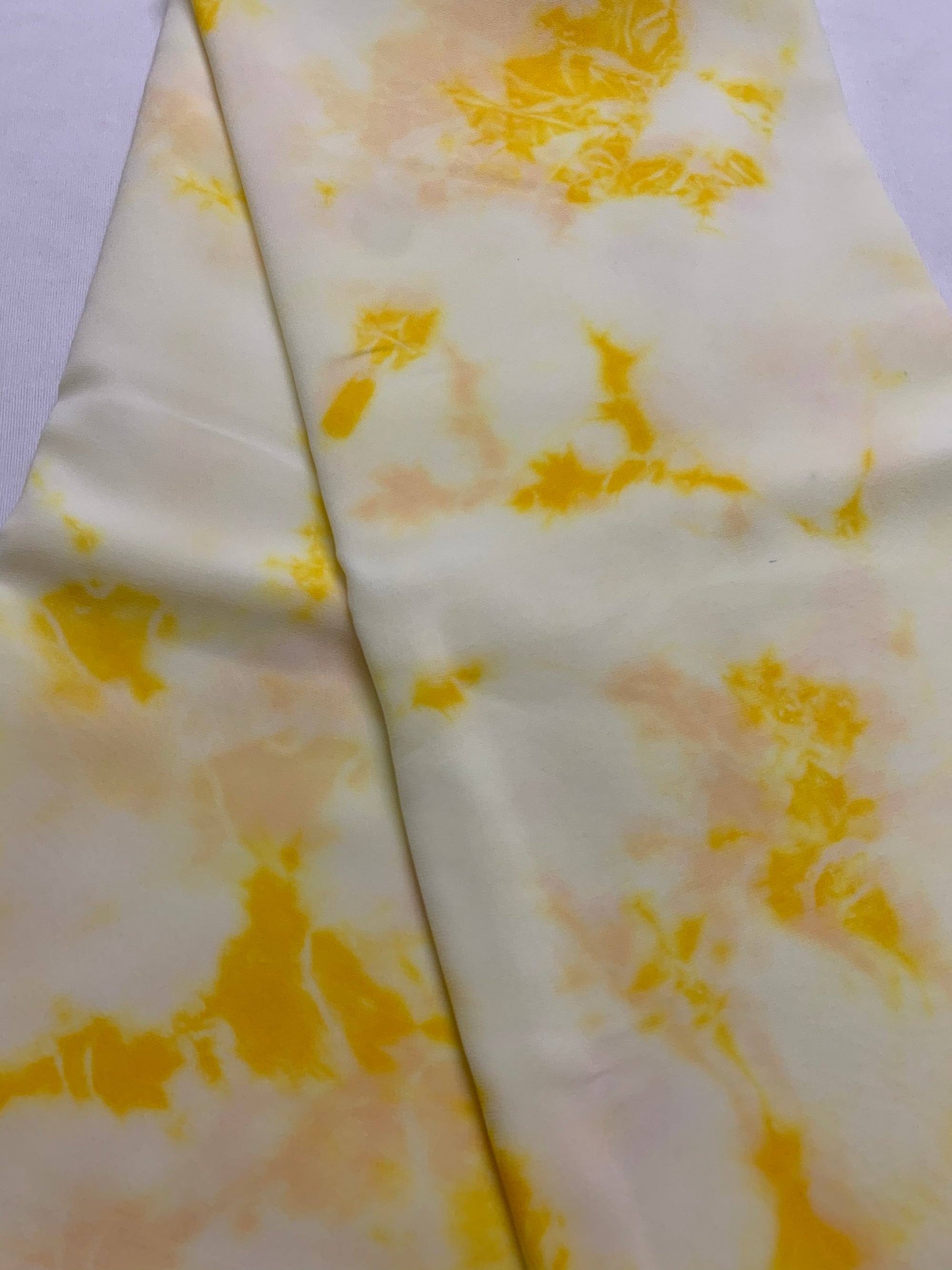 Shibori tie and dye pure georgette fabric