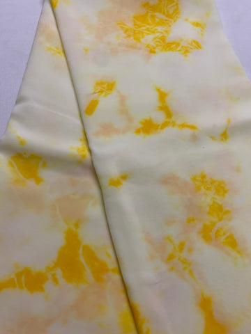 Shibori tie and dye pure georgette fabric