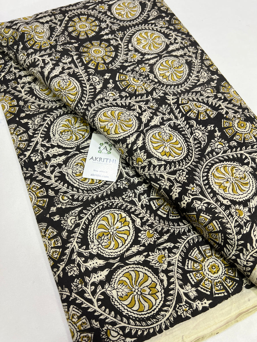 Hand block Printed pure cotton fabric