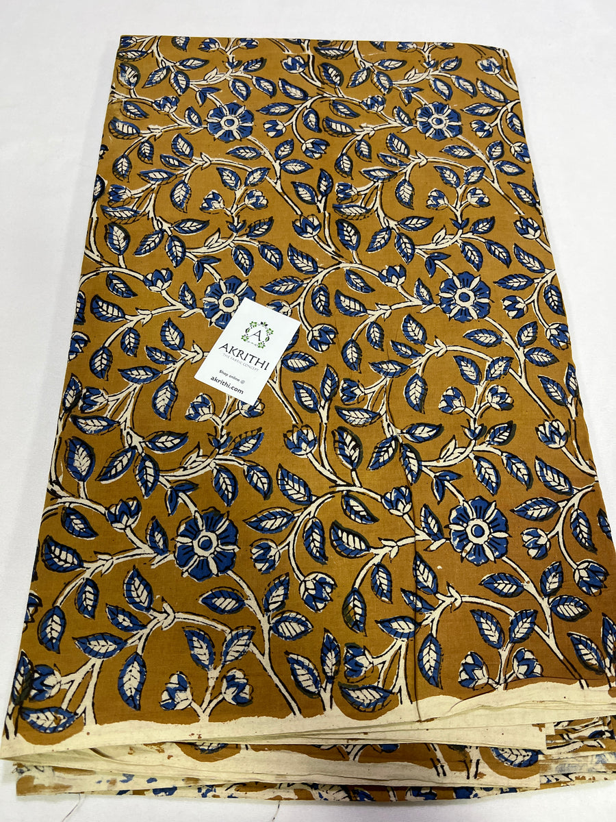 Hand block Printed pure cotton fabric