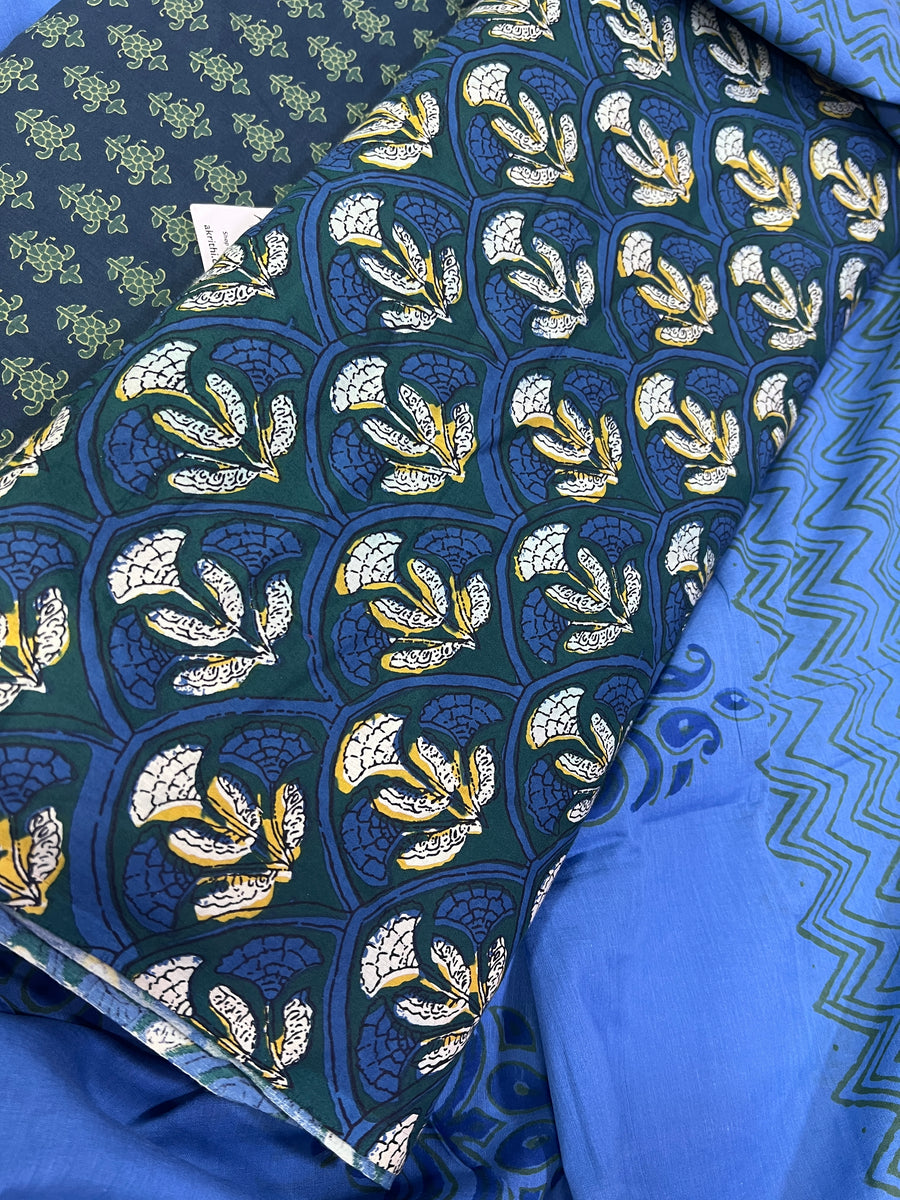 Pure cotton salwar suit with dupatta