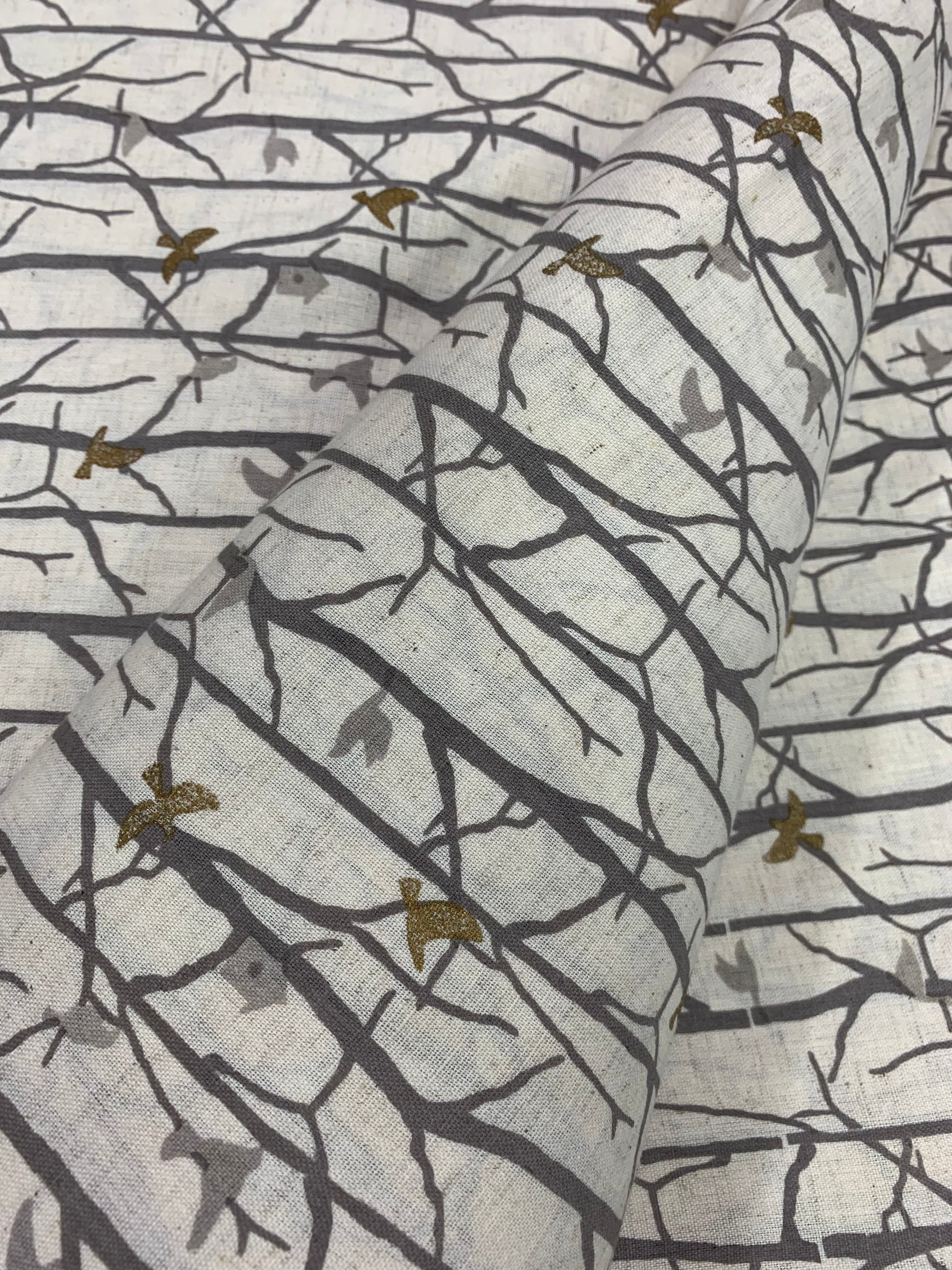 Printed pure flex cotton fabric