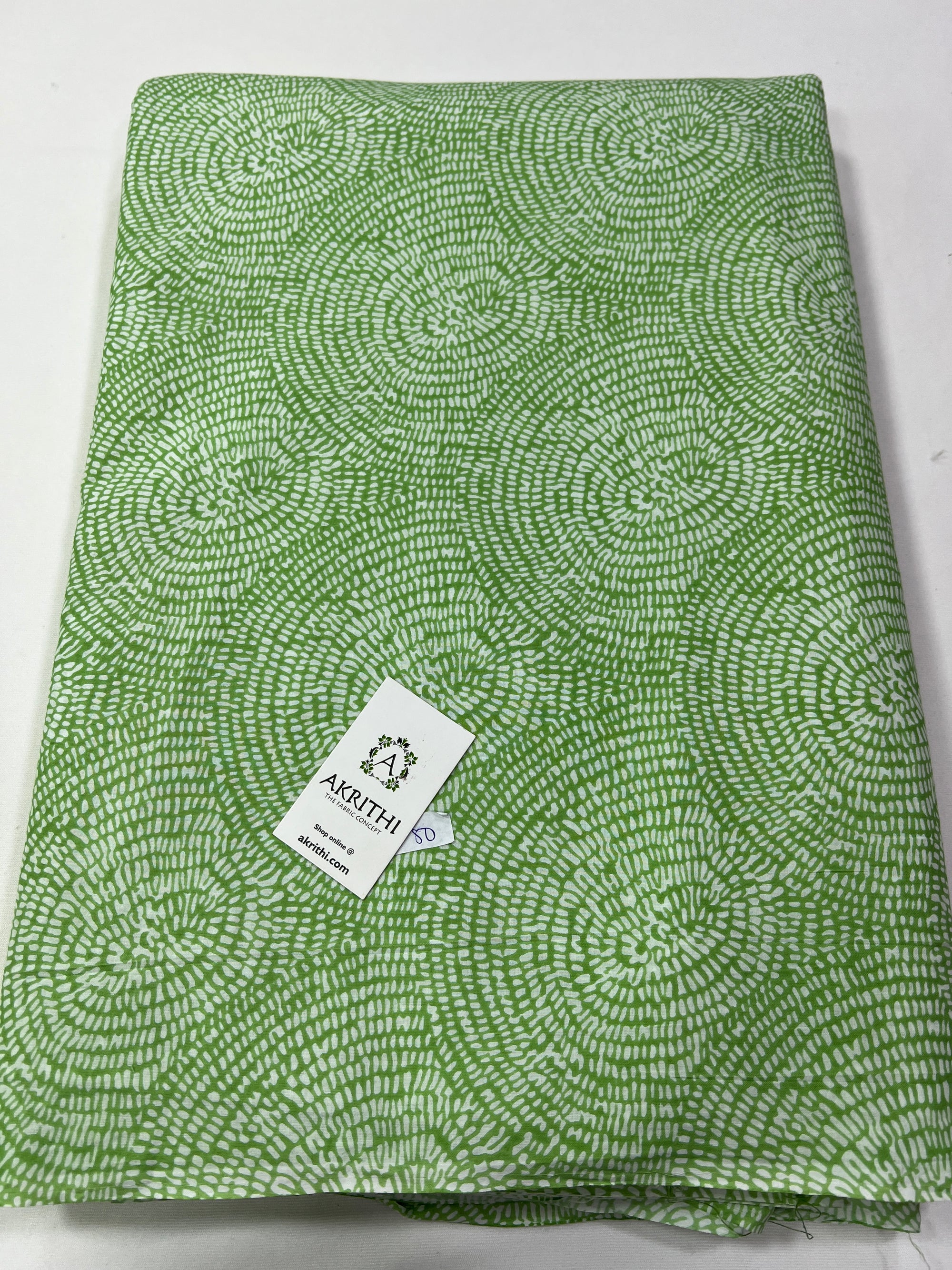 Printed pure cotton fabric