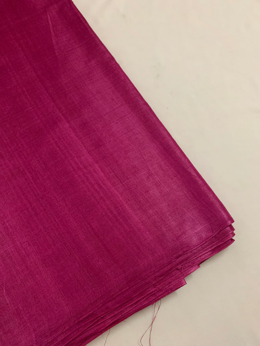 HANDLOOM PURE TUSSAR SILK FABRIC