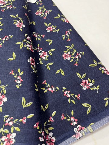 Printed blend cotton fabric