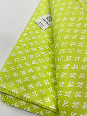 Printed pure cotton fabric