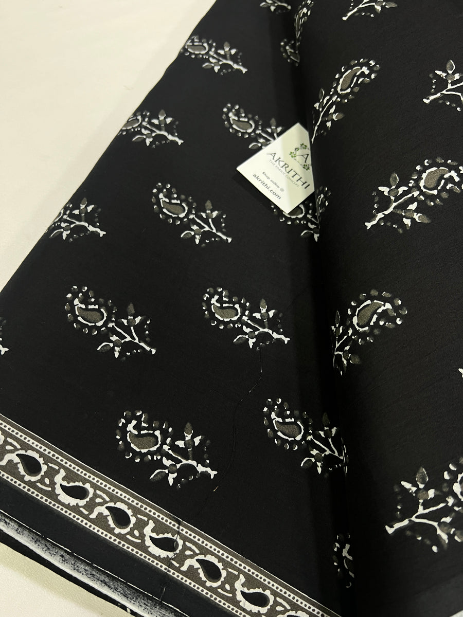 Printed pure cotton fabric