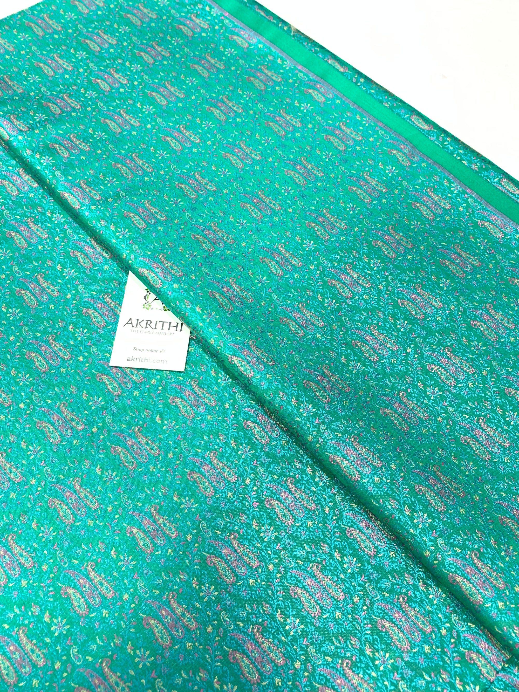 Handloom Banarasi brocade fabric