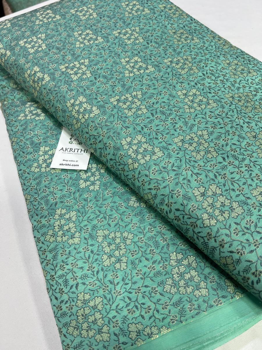 Banarasi brocade fabric without zari