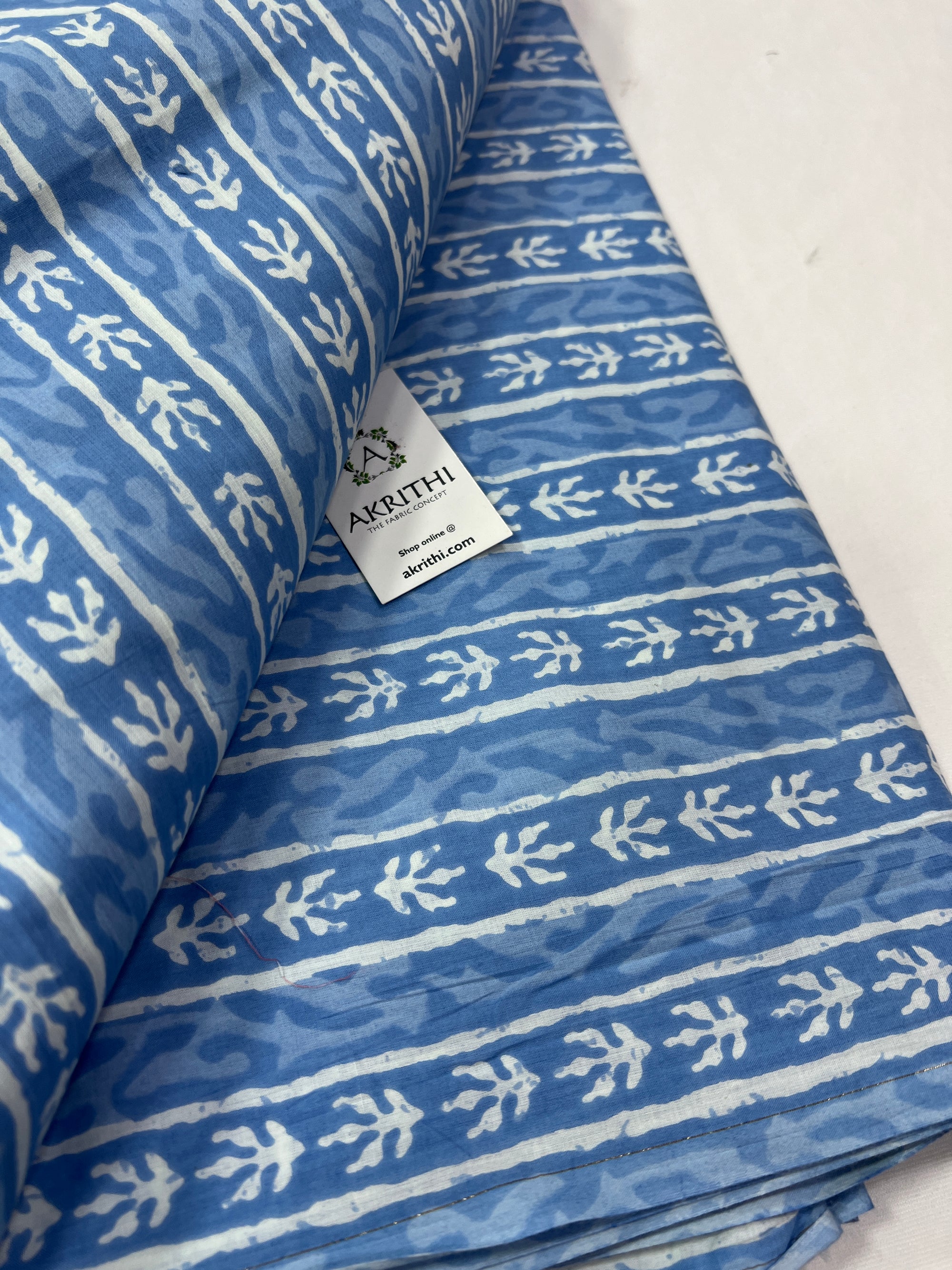 Printed pure cotton fabric