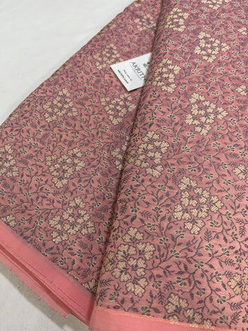 Banarasi brocade fabric without zari