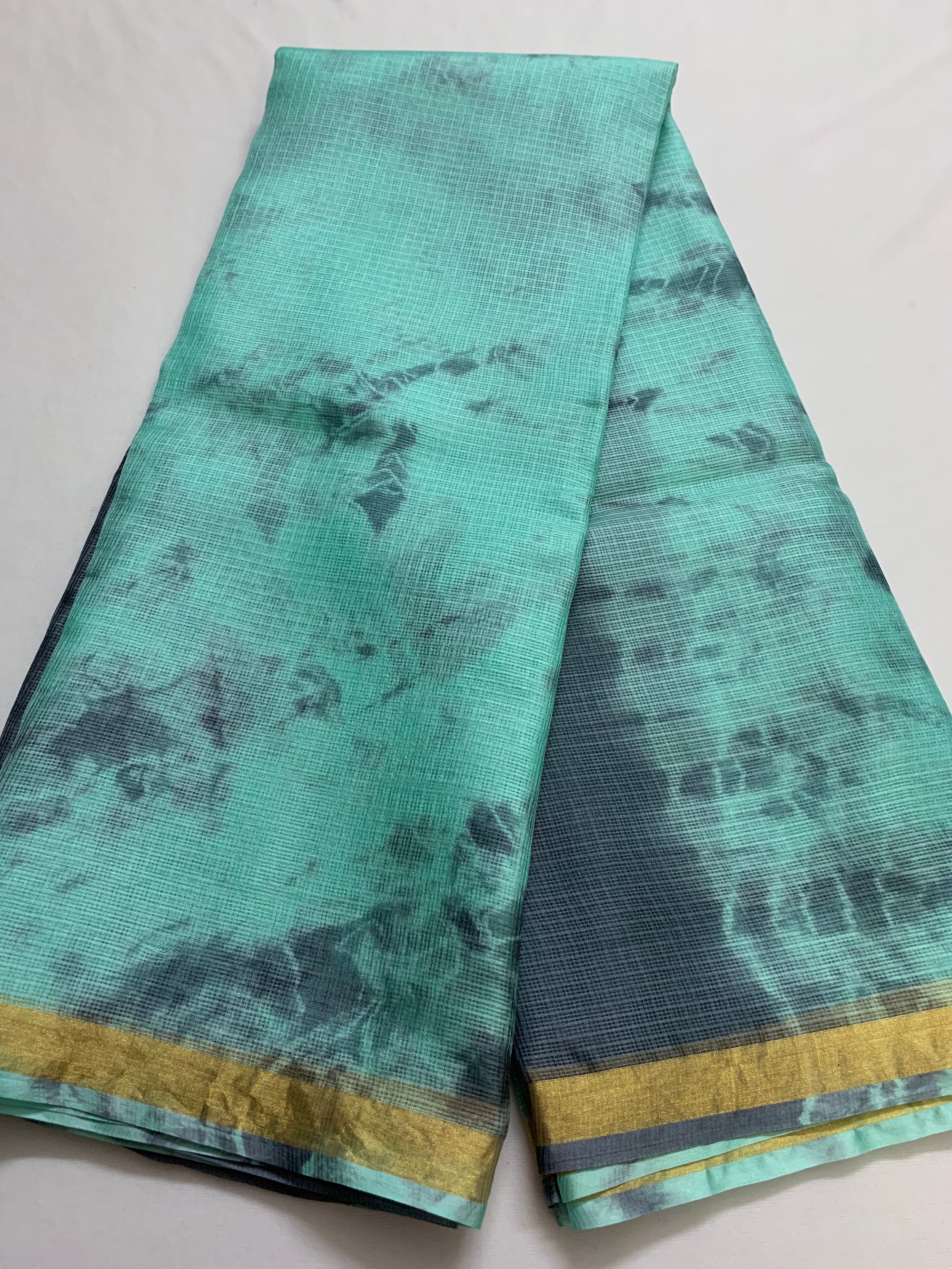 Tie and dye pure kota silk saree