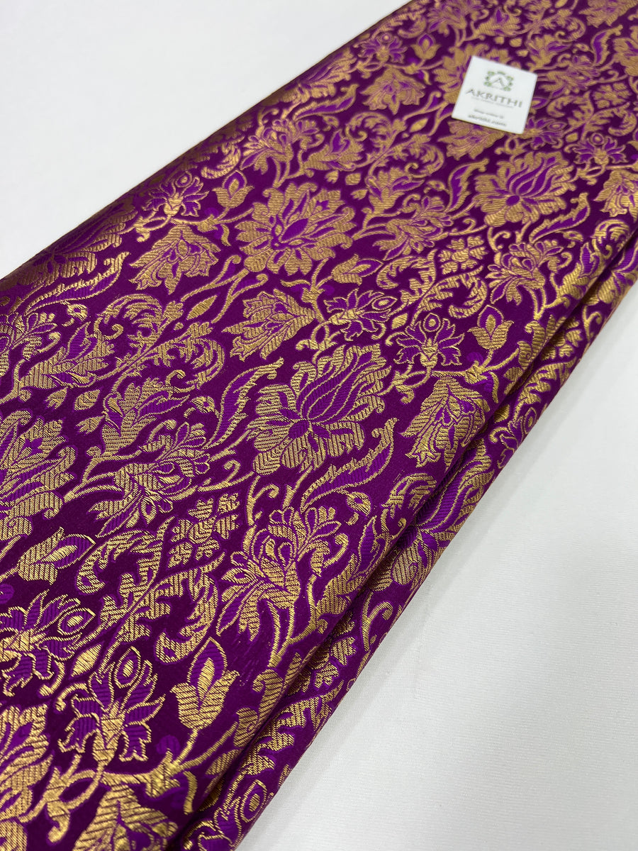 Banarasi brocade fabric 70 cms cut