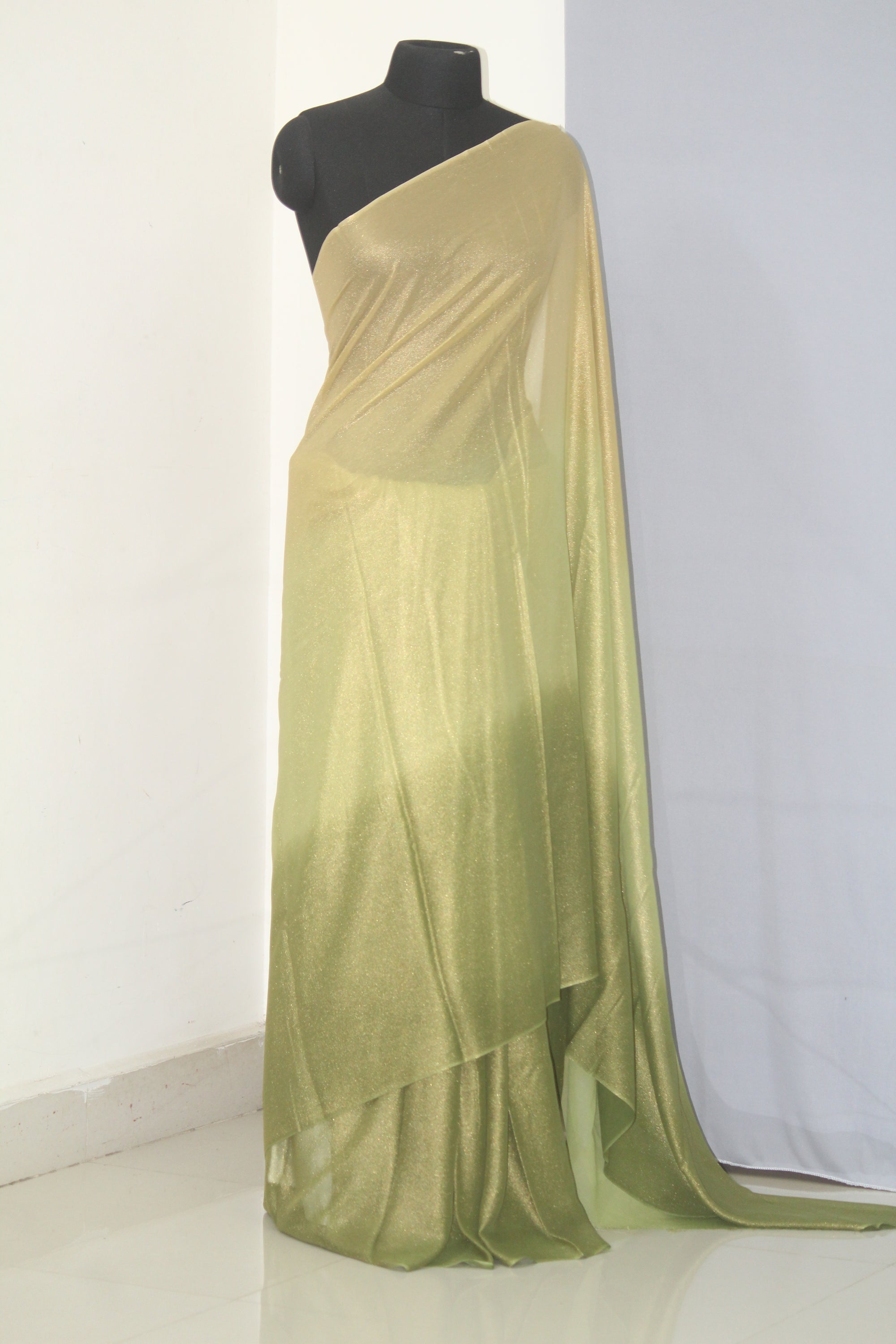 Shimmer georgette saree