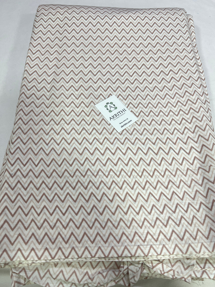 Printed pure cotton fabric