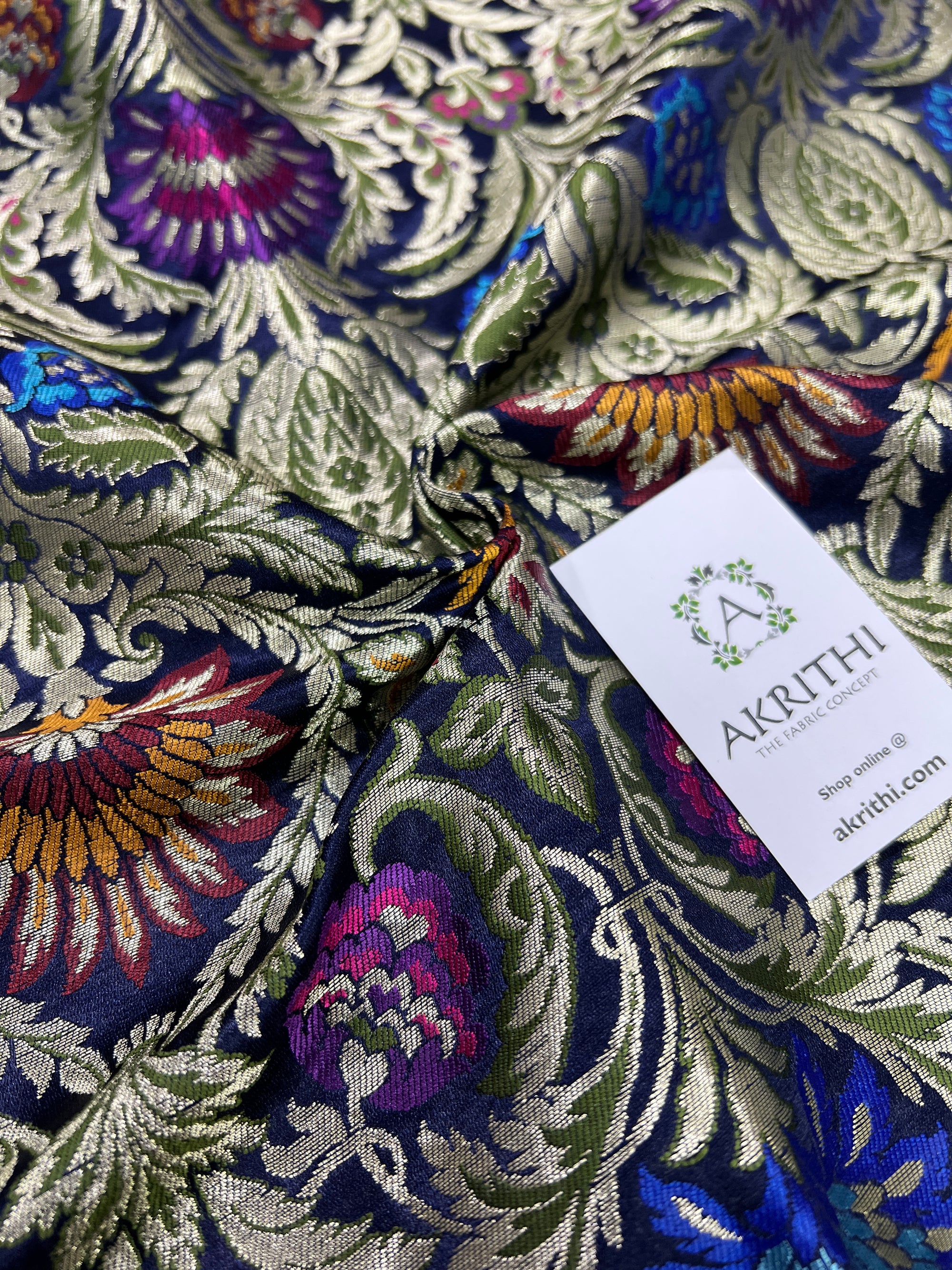 Banarasi fabric 50 cms cut