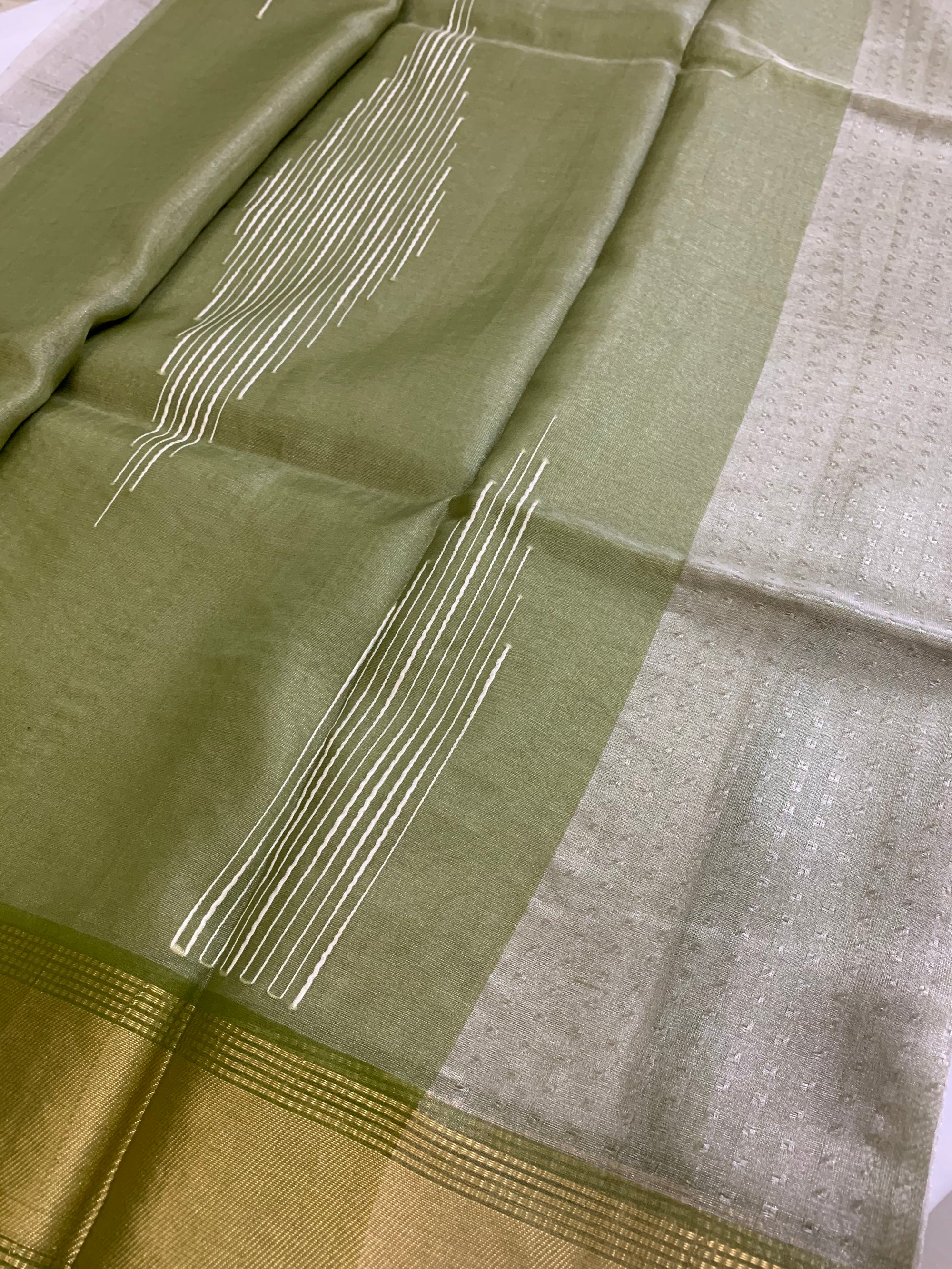 Pure tissue saree