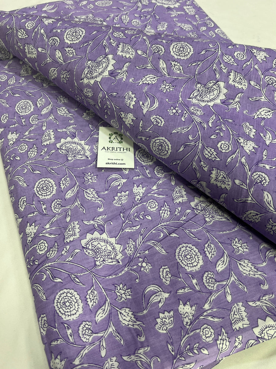 Printed pure cotton fabric