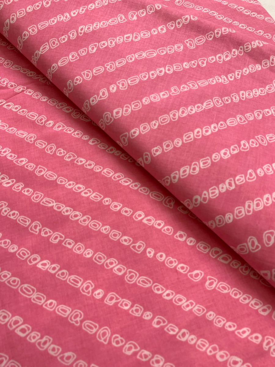 Printed pure cotton fabric