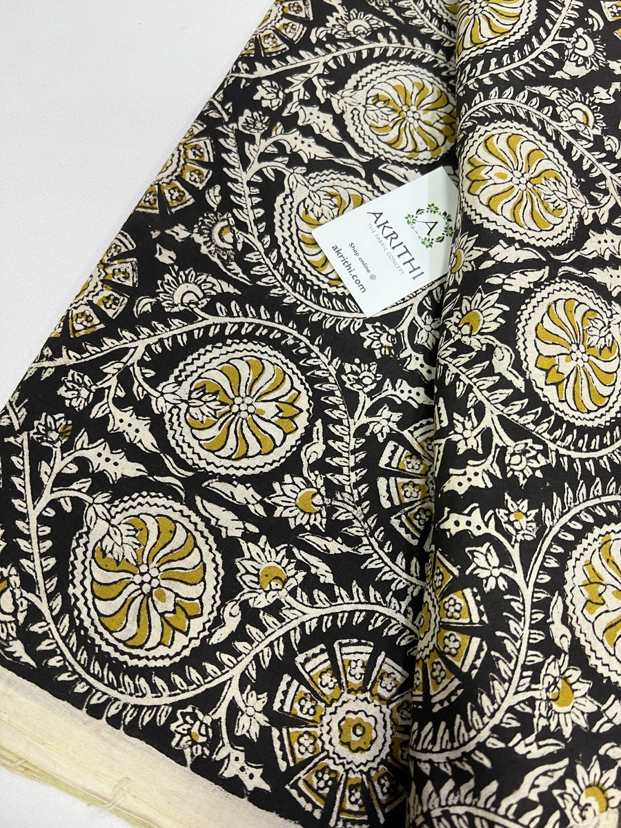 Hand block Printed pure cotton fabric