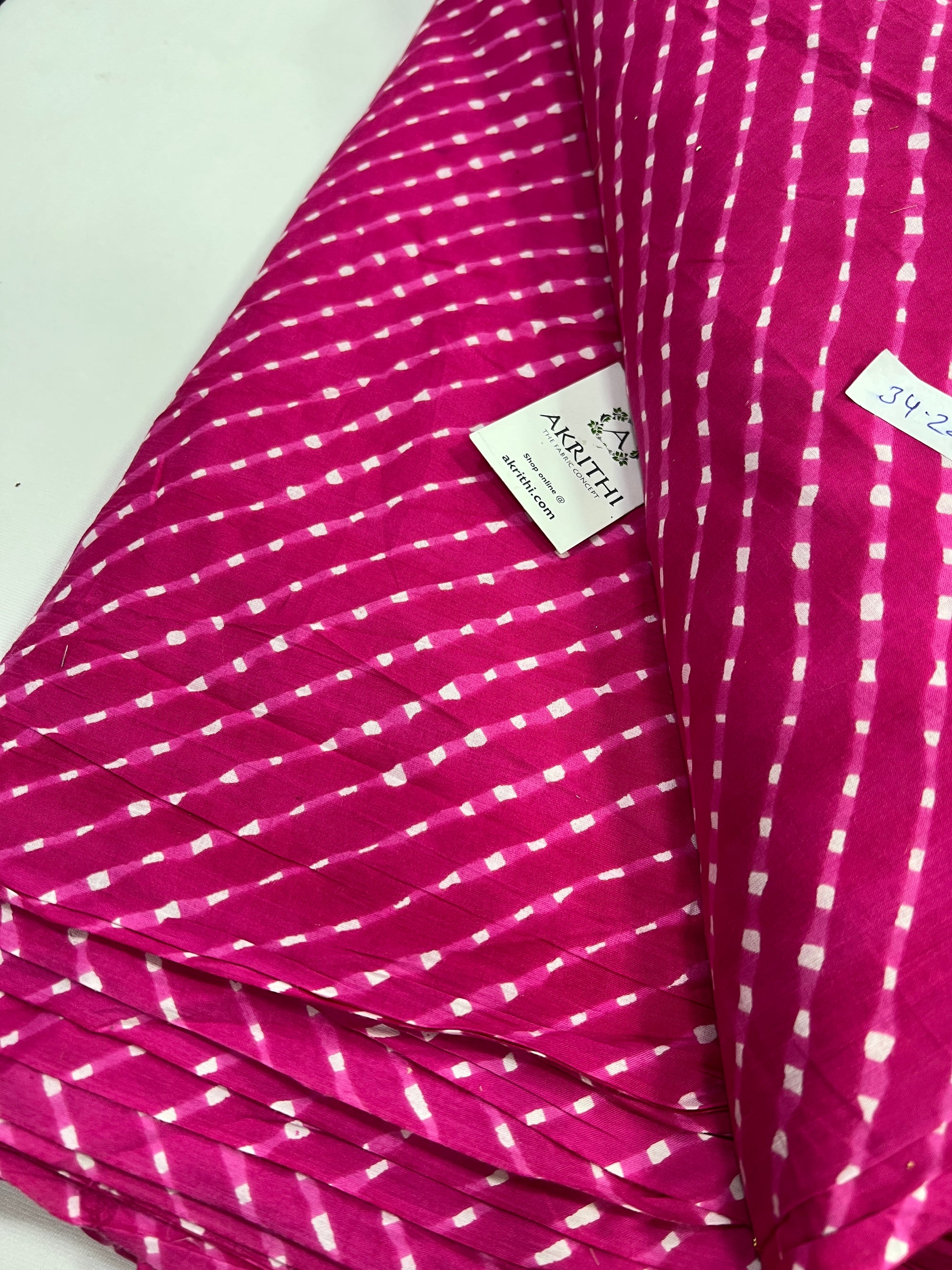 Printed pure cotton fabric