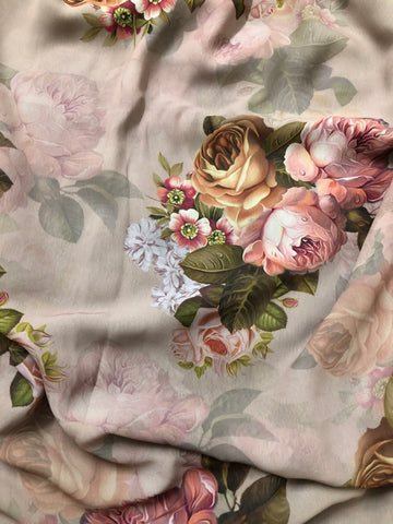 Digital floral Printed georgette fabric