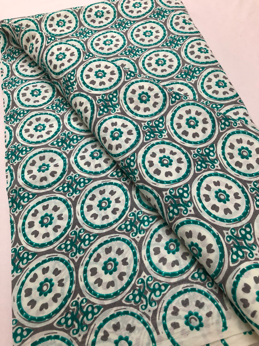 Printed cotton fabric