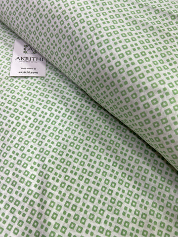 Printed pure cotton fabric