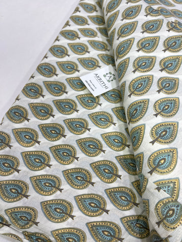 Printed pure cotton fabric