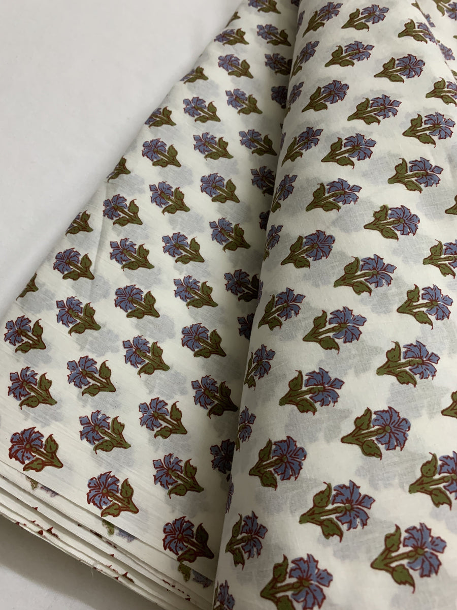 Printed pure cotton fabric