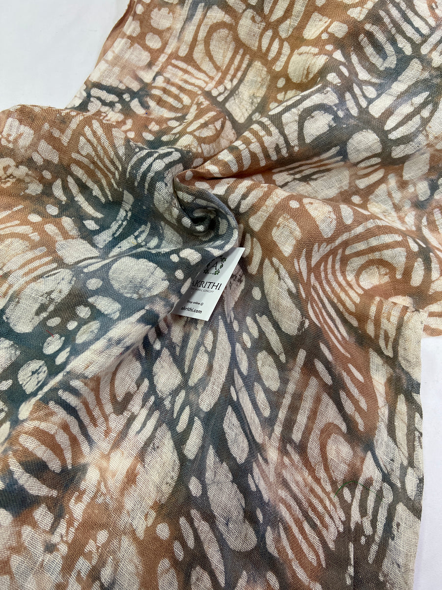 Batik Linen fabric