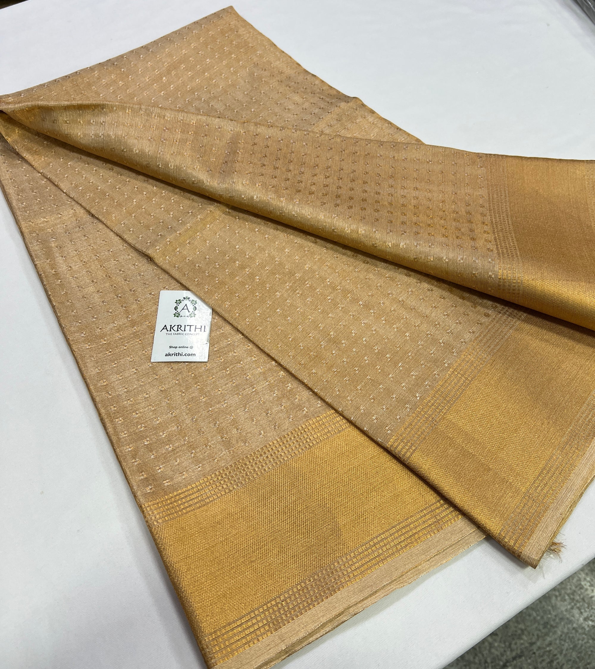 Pure gold tissue saree