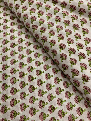 Printed cotton fabric 1.5 metres cut