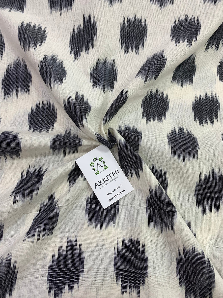 Handloom Ikat pure cotton fabric