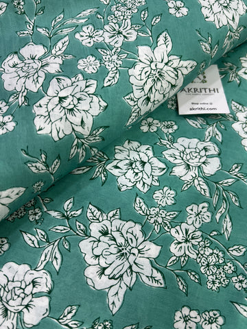 Printed pure cotton fabric