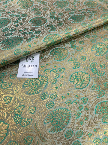 Handloom Banarasi brocade fabric