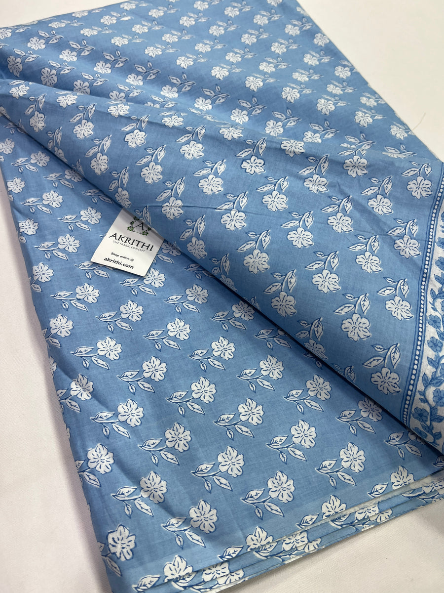 Printed pure cotton fabric