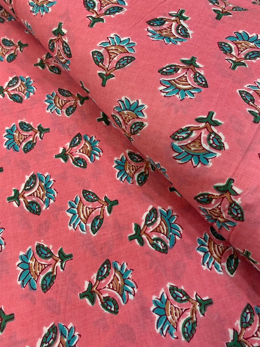 Printed pure cotton fabric