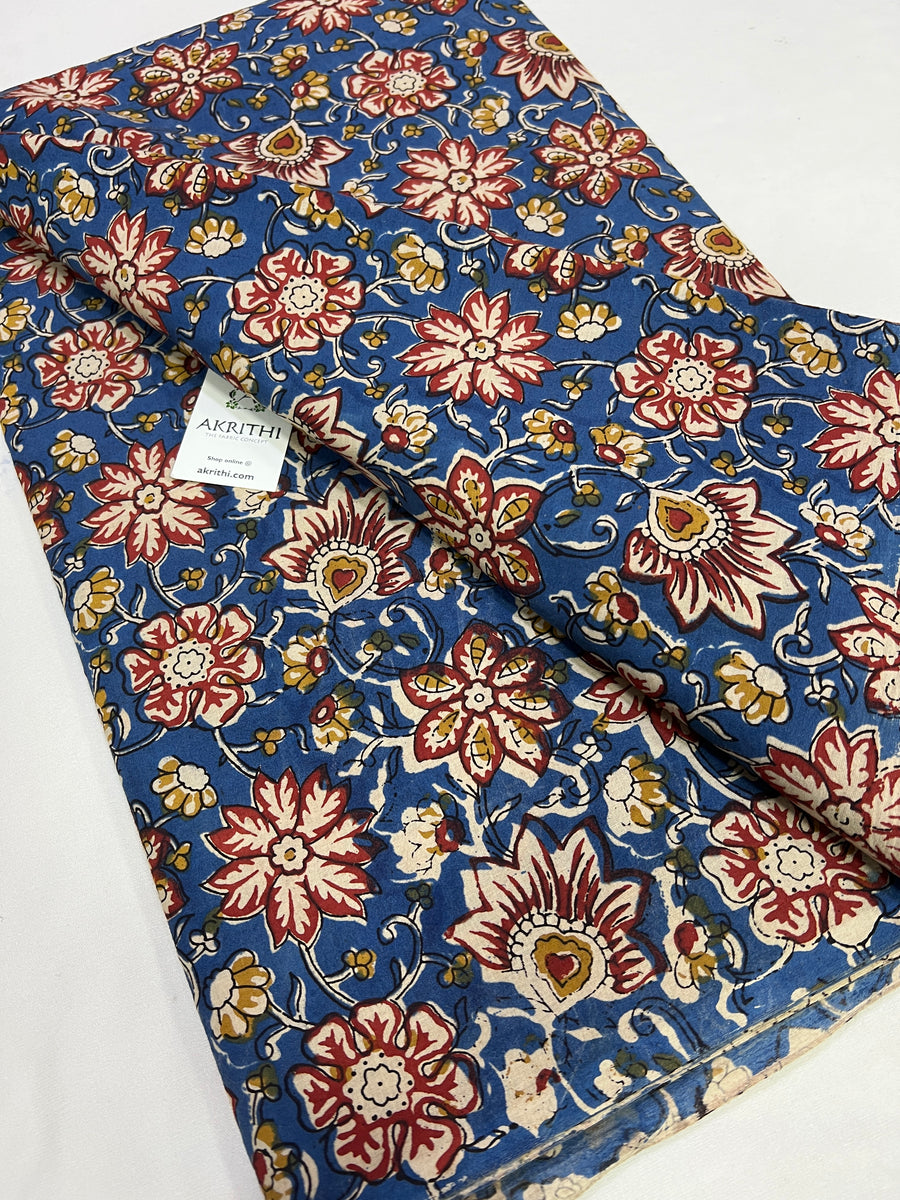 Hand block Printed pure cotton fabric